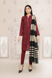 Maria B Maroon DW-EF22-41 Casual Lawn Prets 2022 Online Shopping