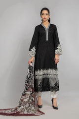 Maria B Suit Black DW-SS21-02 Eid Casual 2021