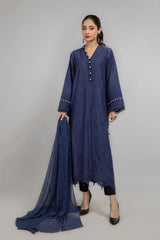 Maria B Suit Blue DW-SS21-08 Eid Casual 2021