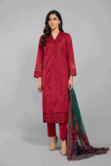 Maria B Suit Red DW-SS21-10 Eid Casual 2021