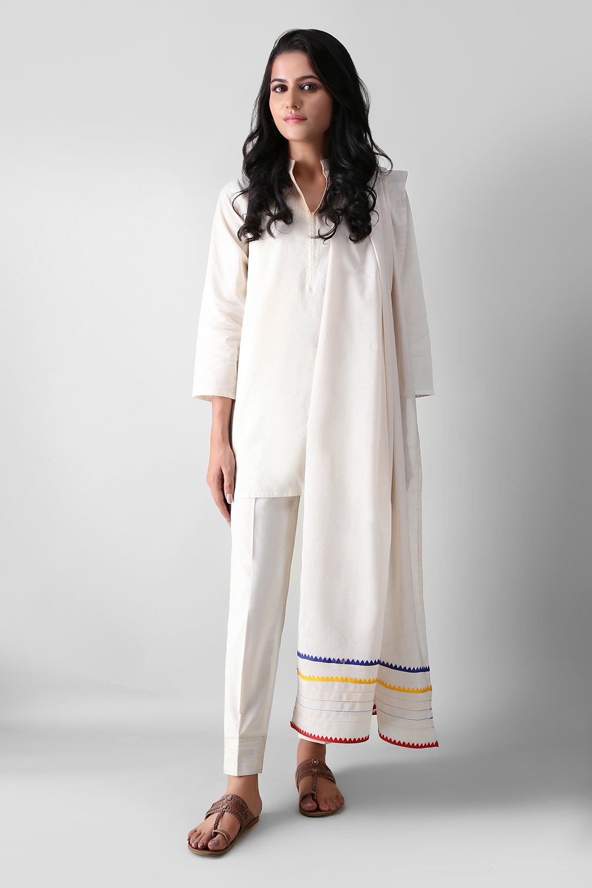 Eeds21104 Off White Khaadi Ready to Wear 2021