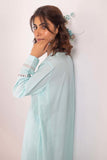 Khaadi EET22228 Blue  Embroidered Prets 2022 Online Shopping