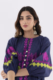 Khaadi EET22259 Blue Casual Prets 2022 Online Shopping