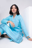Khaadi EET22280 Blue  Embroidered Prets 2022 Online Shopping