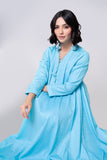 Khaadi EET22281 Blue Casual Prets 2022 Online Shopping