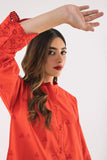 Khaadi EETN222142 Orange  Embroidered Prets 2022 Online Shopping