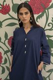 Khaadi EETN22240 Blue Casual Prets 2022 Online Shopping