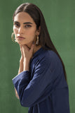 Khaadi EETN22240 Blue Casual Prets 2022 Online Shopping