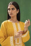 Khaadi EETN22246 Yellow  Embroidered Prets 2022 Online Shopping