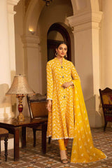 Bareeze Expressional Chikankari Er678 Yellow Collection 2021