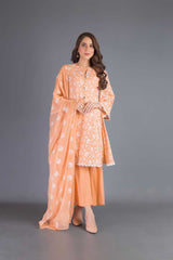 Bareeze Expressional Chikankari Er679 Peach Collection 2021