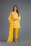 Bareeze Expressional Chikankari Er679 Yellow Collection 2021