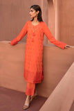 Est22123 Rust Khaadi Eid Collection 2022 Online Shopping