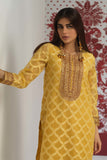 Khaadi EST22154 Yellow  Embroidered Prets 2022 Online Shopping