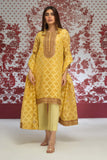 Khaadi EST22154 Yellow  Embroidered Prets 2022 Online Shopping