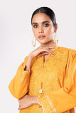 Khaadi EST22204 Yellow  Embroidered Prets 2022 Online Shopping