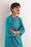 Khaadi EST22215 Blue Casual Prets 2022 Online Shopping