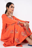 Khaadi EST22223 Orange  Embroidered Prets 2022 Online Shopping