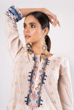 Khaadi EST22238 Beige  Embroidered Prets 2022 Online Shopping