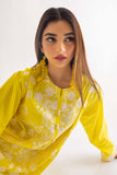 Khaadi EST22259 Yellow Casual Prets 2022 Online Shopping