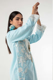 Khaadi EST22287 Blue  Embroidered Prets 2022 Online Shopping