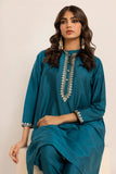 Khaadi Classic Kameez, BLUE Festive Pret Formals Online Shopping
