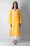 Este21319 Yellow Khaadi Ready to Wear 2021