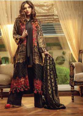 Exotique By Iqra Reza Embroidered Jacquard Luxury Collection Noir 2019