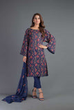 Bareeze Flora Courtyard Bnl975 Navy Blue Collection 2021