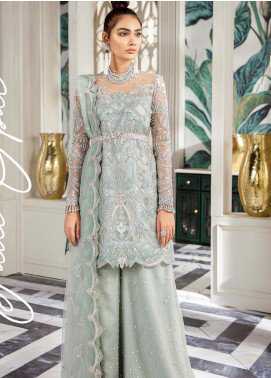 Suffuse Embroidered Net Wedding Collection Jade Opal 2019