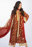 Alkaram FW-27.1-22-Red Winter Collection 2022 Online Shopping