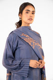 Alkaram FW-34-22-Blue Winter Collection 2022 Online Shopping