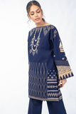 Alkaram FW-37-22-Navy Blue Winter Collection 2022 Online Shopping