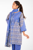 Alkaram FW-54-22-Blue Winter Collection 2022 Online Shopping