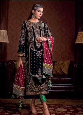 Gul Ahmed Embroidered Velvet Winter Collection 10 Nauratan 2019