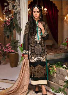 Zardaan Embroidered Chiffon Luxury Collection 02 Poetic Dream 2019