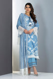 Hs21202 Blue Khaadi Festive Collection 2021