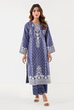 Khaadi ICA22201 Blue Eid Lawn Collection 2022 Online Shopping