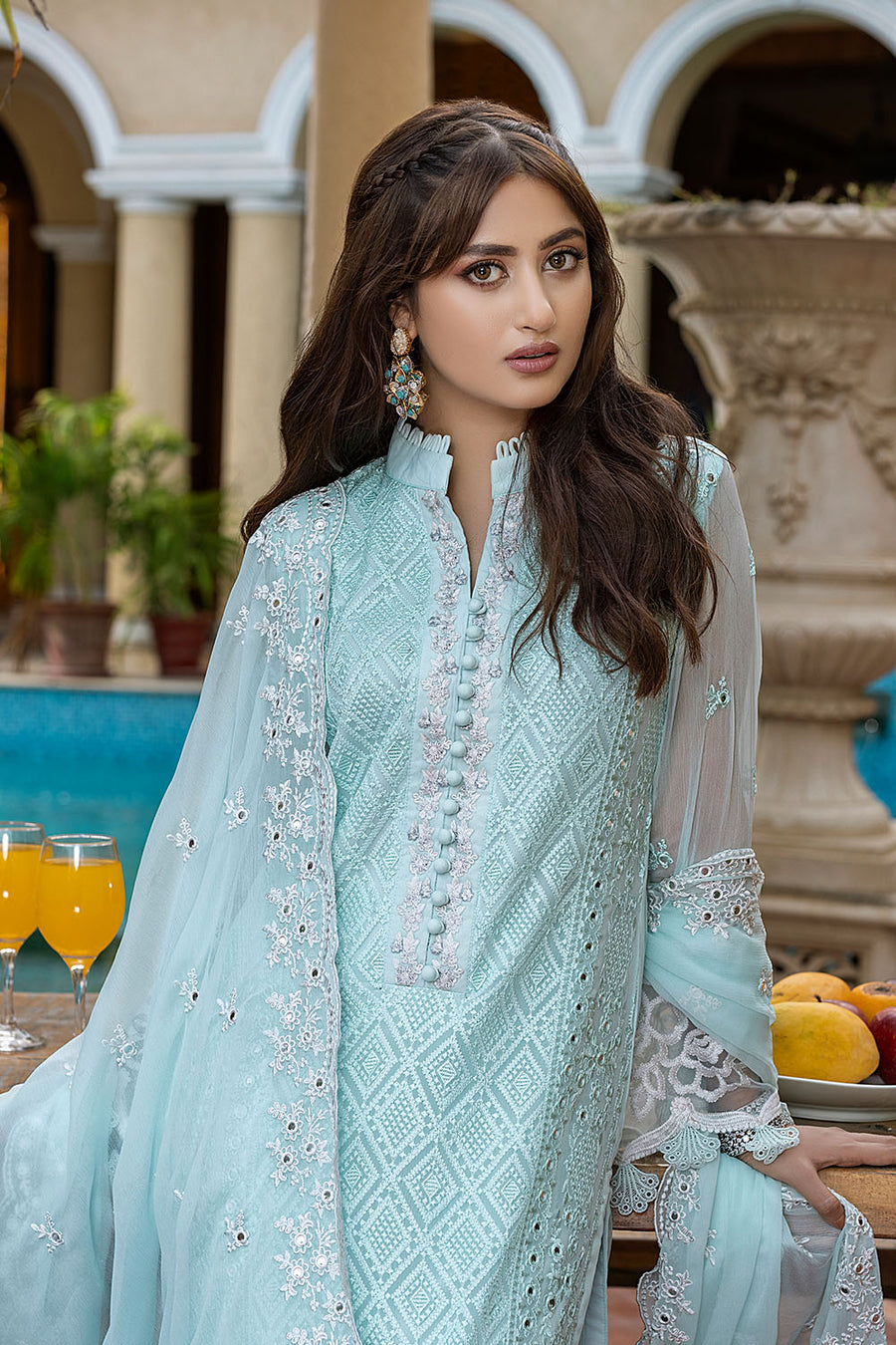 Azure Ice Green Eid Formal Collection 2022 Online Shopping