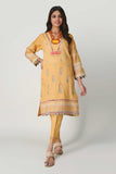 Khaadi Ik20406 Yellow Winter Collection 2020