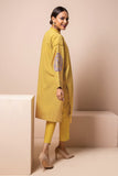 Is22102 Yellow Khaadi Online Spring Summer 2022