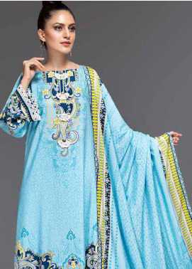 Ittehad Textiles Printed Linen Winter Collection Design 3023-A 2019