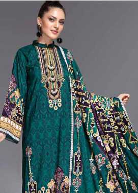 Ittehad Textiles Printed Linen Winter Collection Design 3025-A 2019