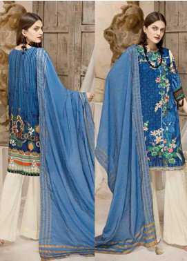 Ittehad Textiles Embroidered Linen Winter Collection Siblue 2019