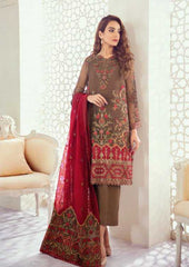 Iznik 08 Garnet Ash Imperial Dreams Chiffon Collection 2020 | Iznik 2020