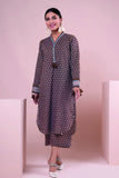 J22103 Brown Khaadi Online Spring Summer 2022