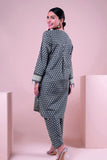 J22103 Grey Khaadi Online Spring Summer 2022