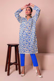 Khaadi J22124 Blue Summer Lawn 2022 Online Shopping