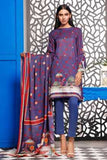 Gul Ahmed Printed Lawn Suit TLP-08 B 2020