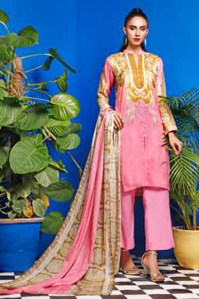 Gul Ahmed Printed Lawn Suit TLP-15 A 2020